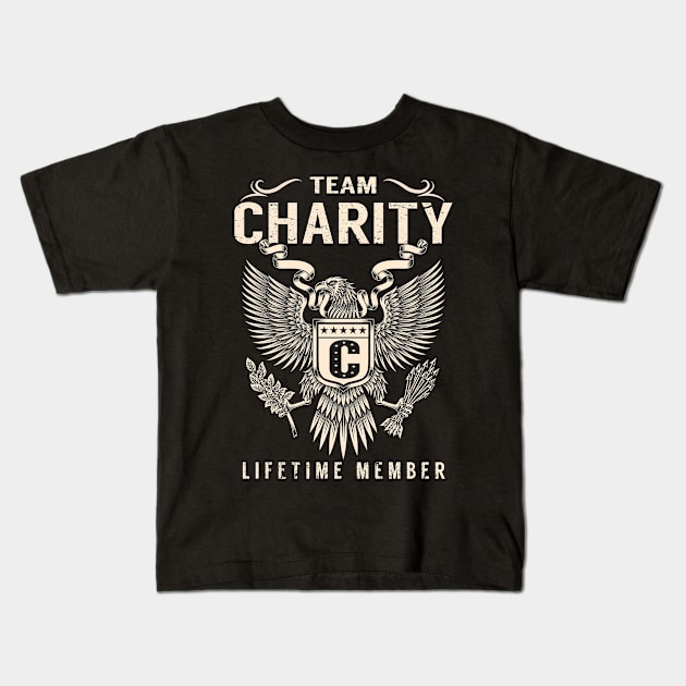 CHARITY Kids T-Shirt by Cherlyn